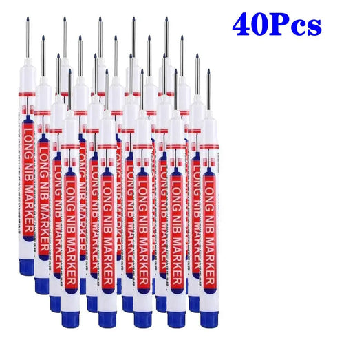 علامة ثقب عميق بطرف طويل 20 مم - للمعادن والخشب والأماكن الضيقة 