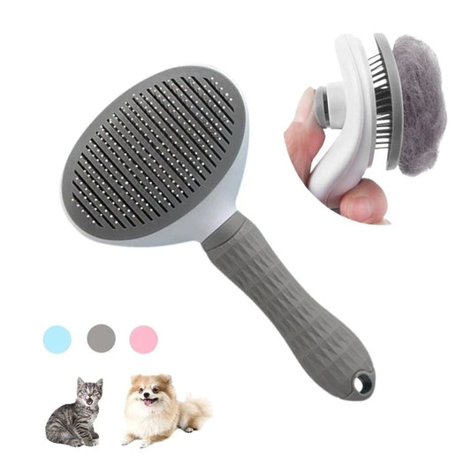 Pet brush with massage function 