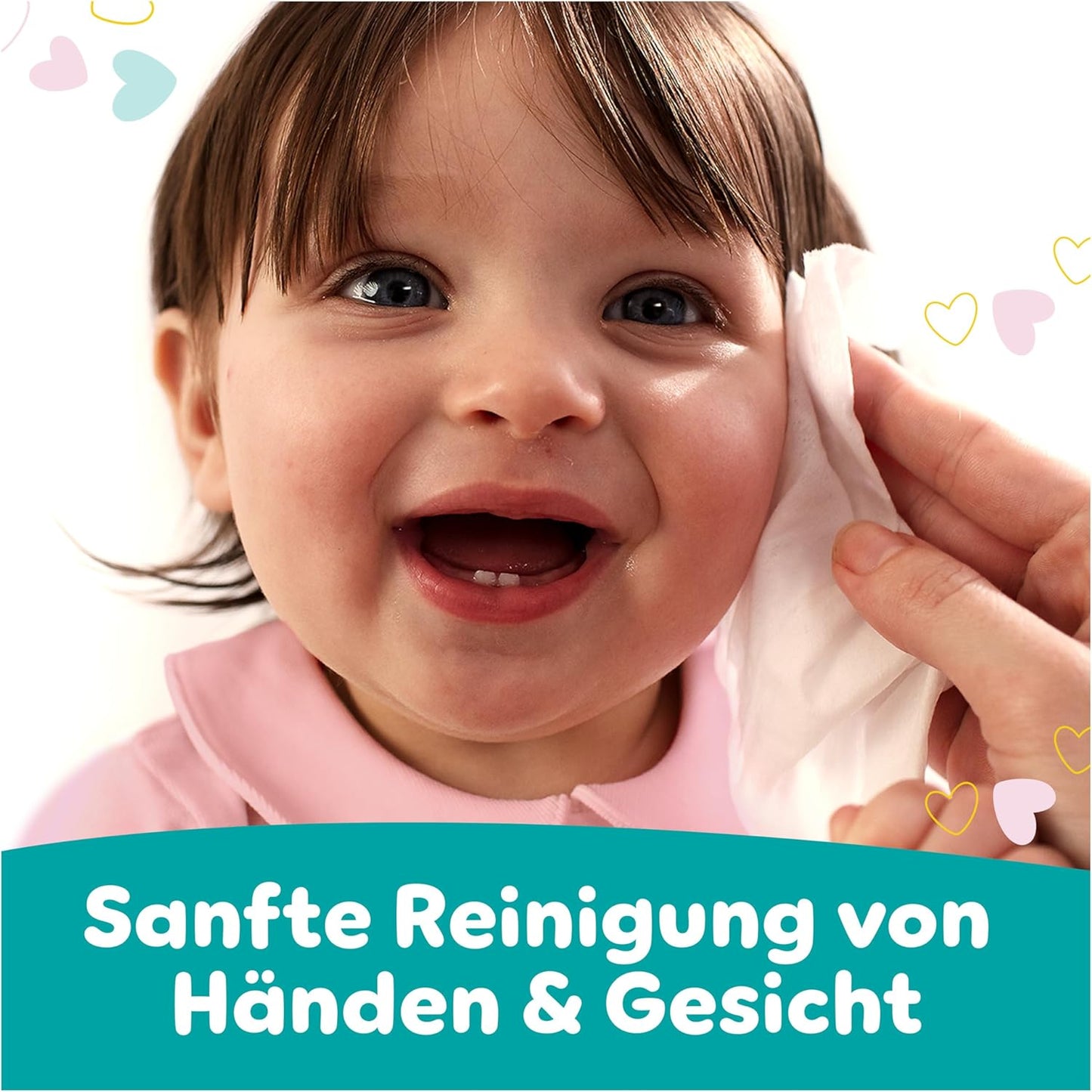 Pampers Sensitive Feuchttücher 15 Packungen Mit 80 Stück, 1200 Feuchttücher, Ohne Duft, Für Eine Sanfte Und Weiche Reinigung