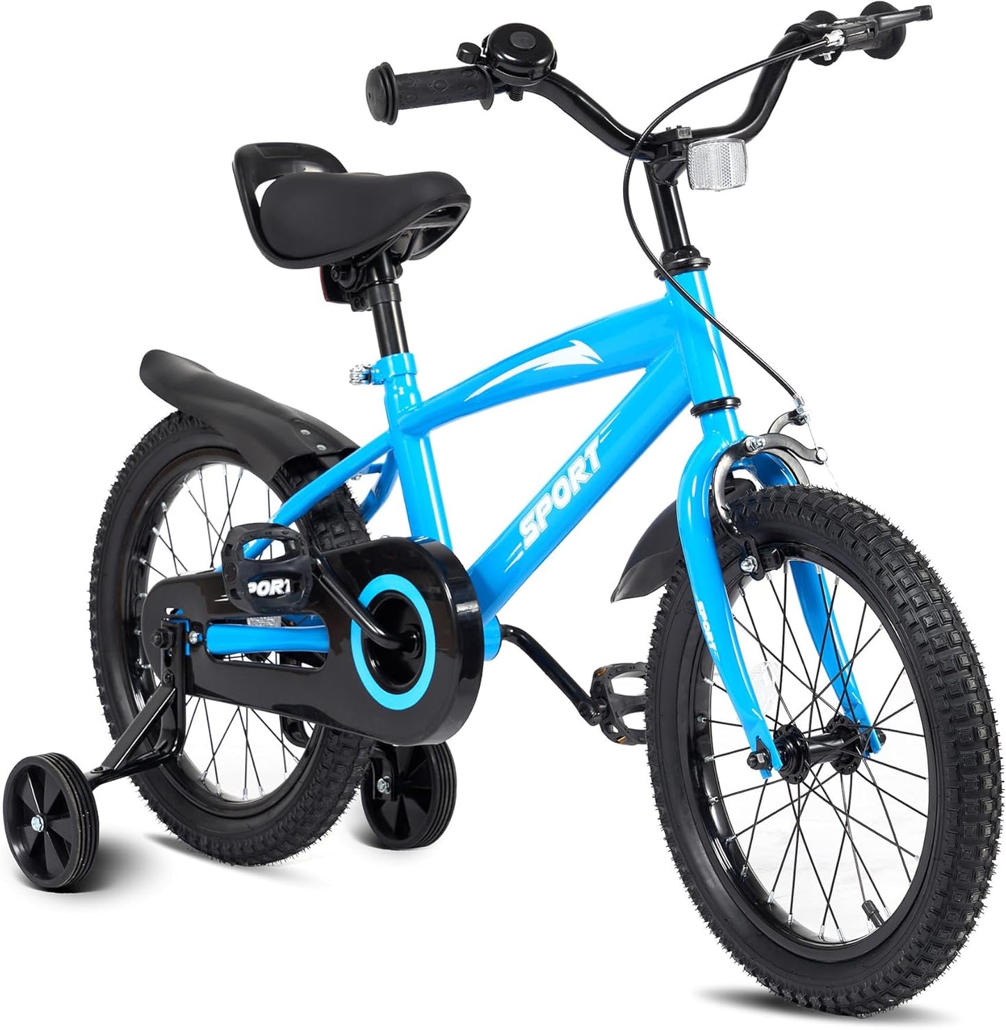 Kinderfahrrad 14 Zoll, Fahrrad Für Jungen Und Mädchen Mit Stützrädern