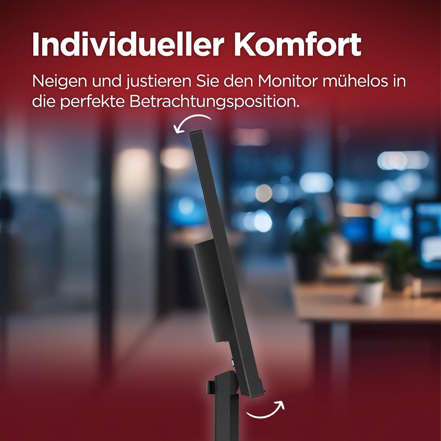 Lenovo L24-4E | 23.8" Full HD WLED Monitor | 1920X1080 | 16:9 | 100 Hz | 4Ms Reaktionszeit | Ips-Panel | HDMI | VGA Anschluss | Entspiegelt | Raven Schwarz | 3 Kg