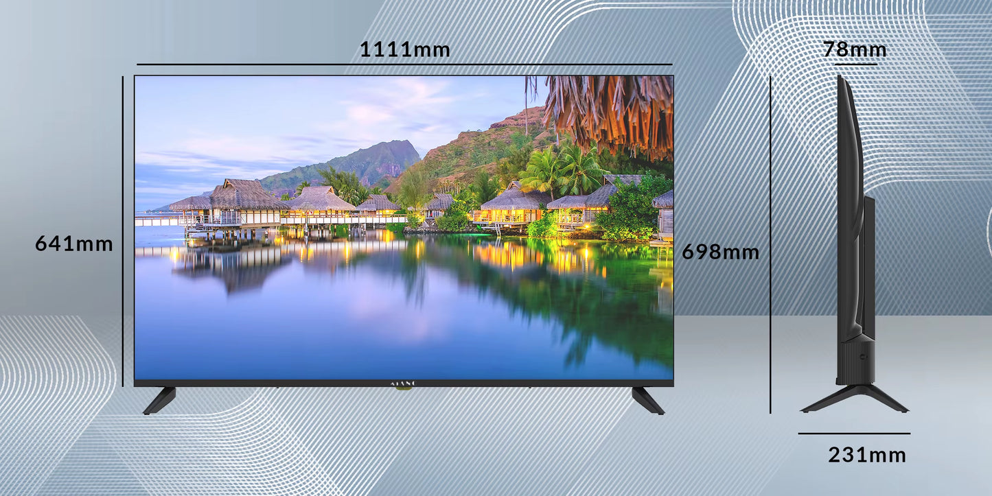 Led-Fernseher Kiano Elegance TV 50" 4K UHD Smart TV Wifi Miracast PVR