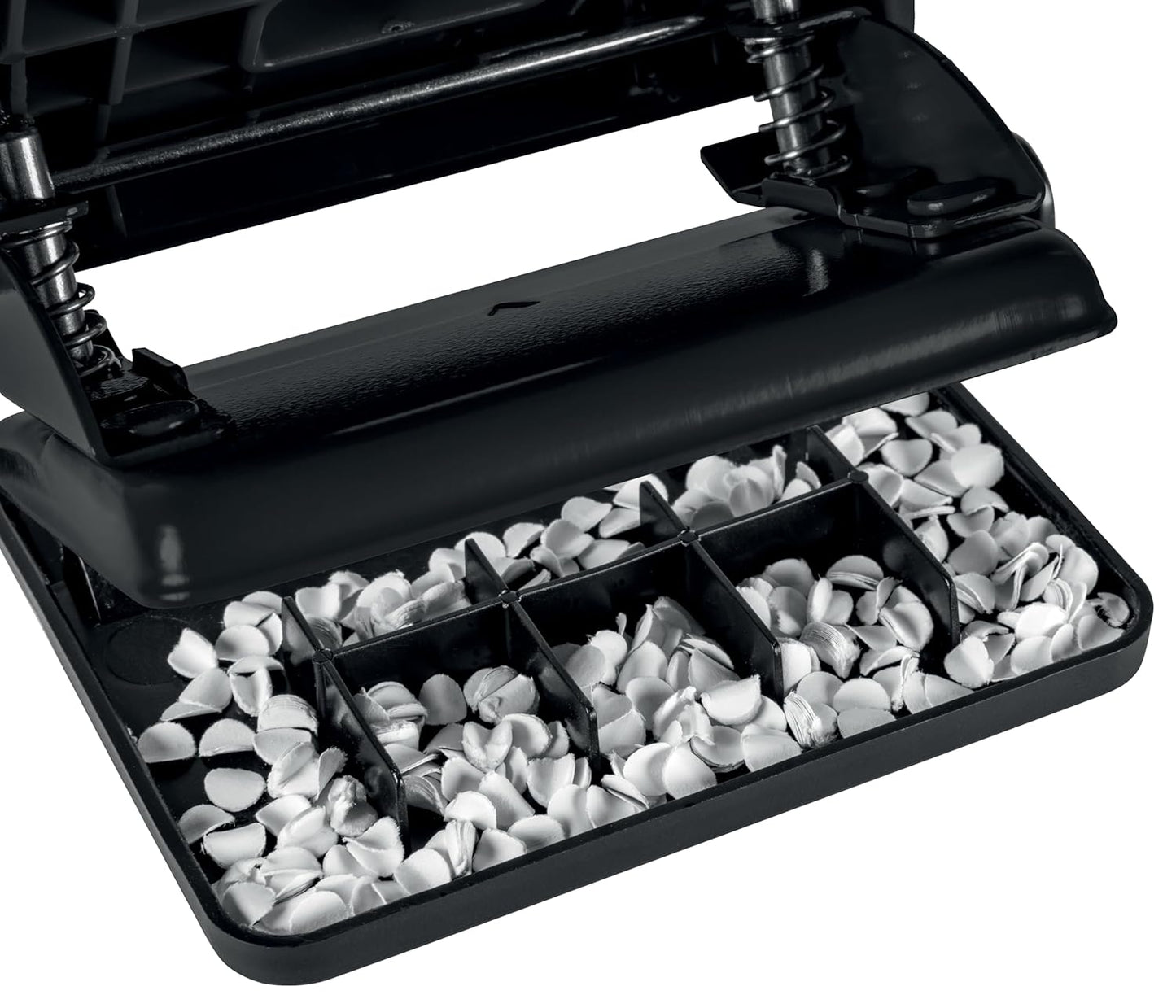 VON Leitz Locher, Für 20 Blatt, Anschlagschiene Mit Formatangaben, Kompakte Größe Ideal Für Zu Hause, Im Büro Oder in Der Schule, Metall Und Kunststoff, Schwarz, 50200095