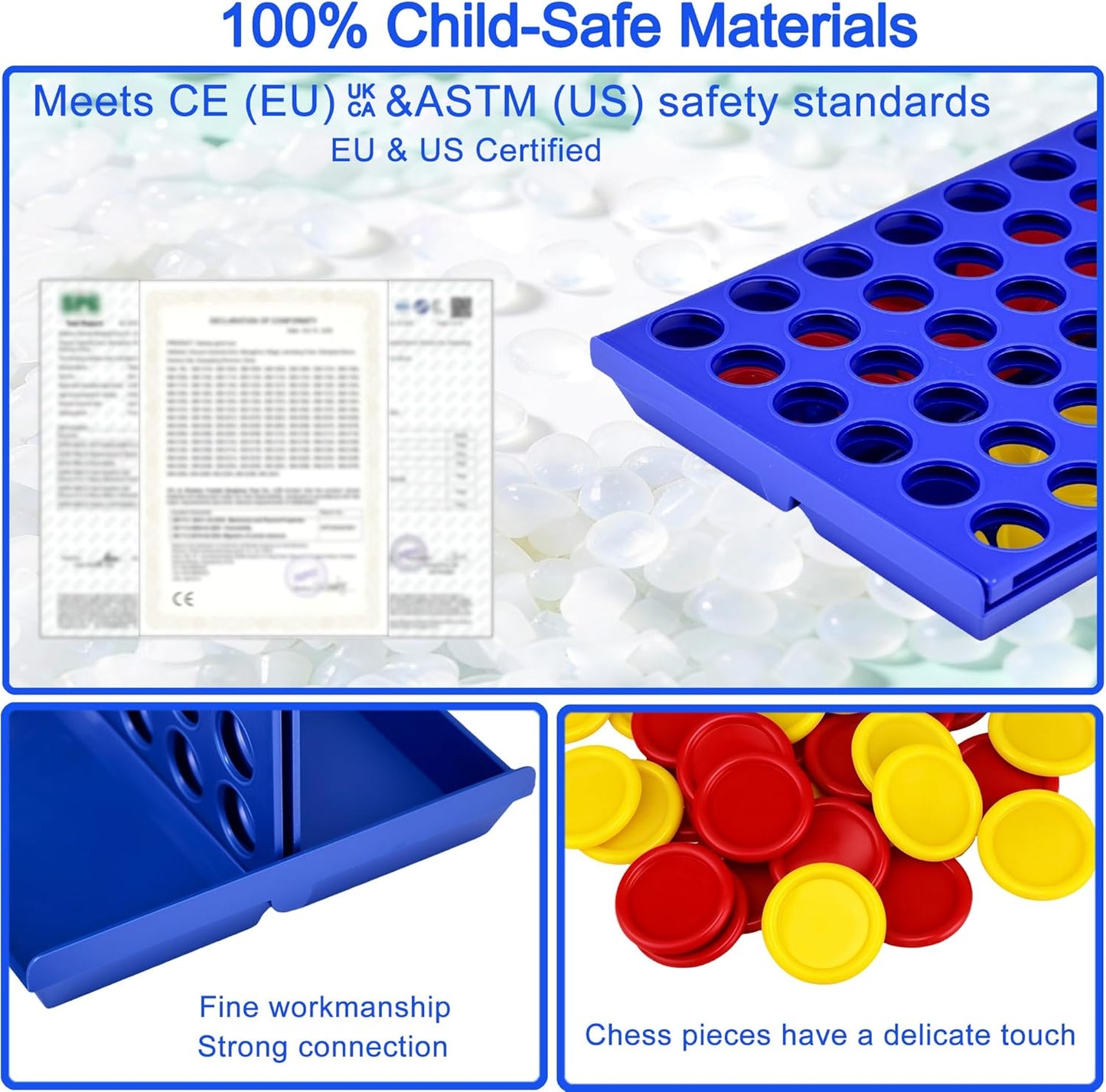 Vingahouse 4 in Einer Reihe Spiel, Strategiespiel Für 2 Spieler