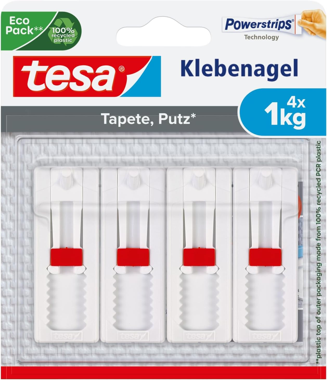 Tesa Verstellbarer Klebenagel (Für Tapeten Und Putz 1 Kg)