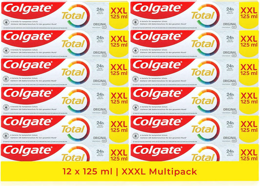 Colgate Zahnpasta Total Original 12X 125Ml XXXL