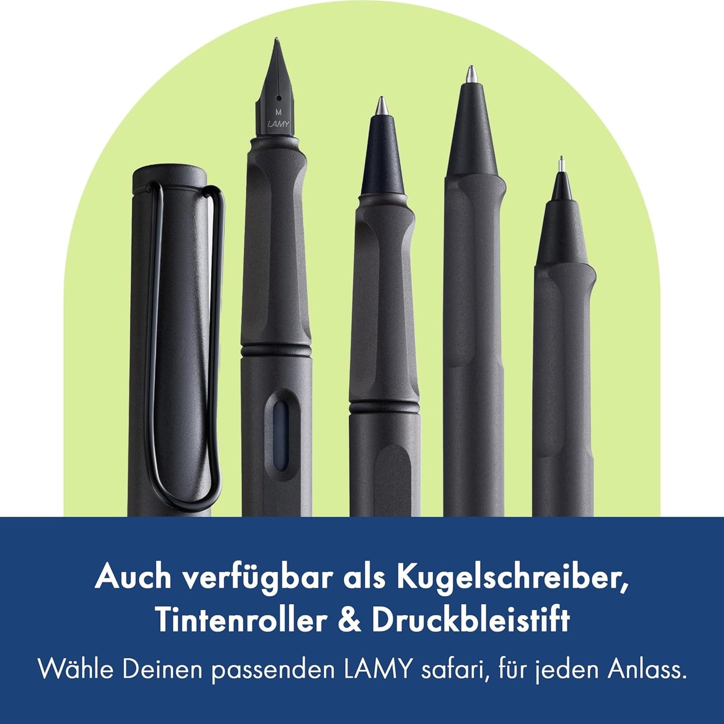 Safari Umbra Füller - Inkl. Tintenpatrone T 10 Blau - Rechtshänder