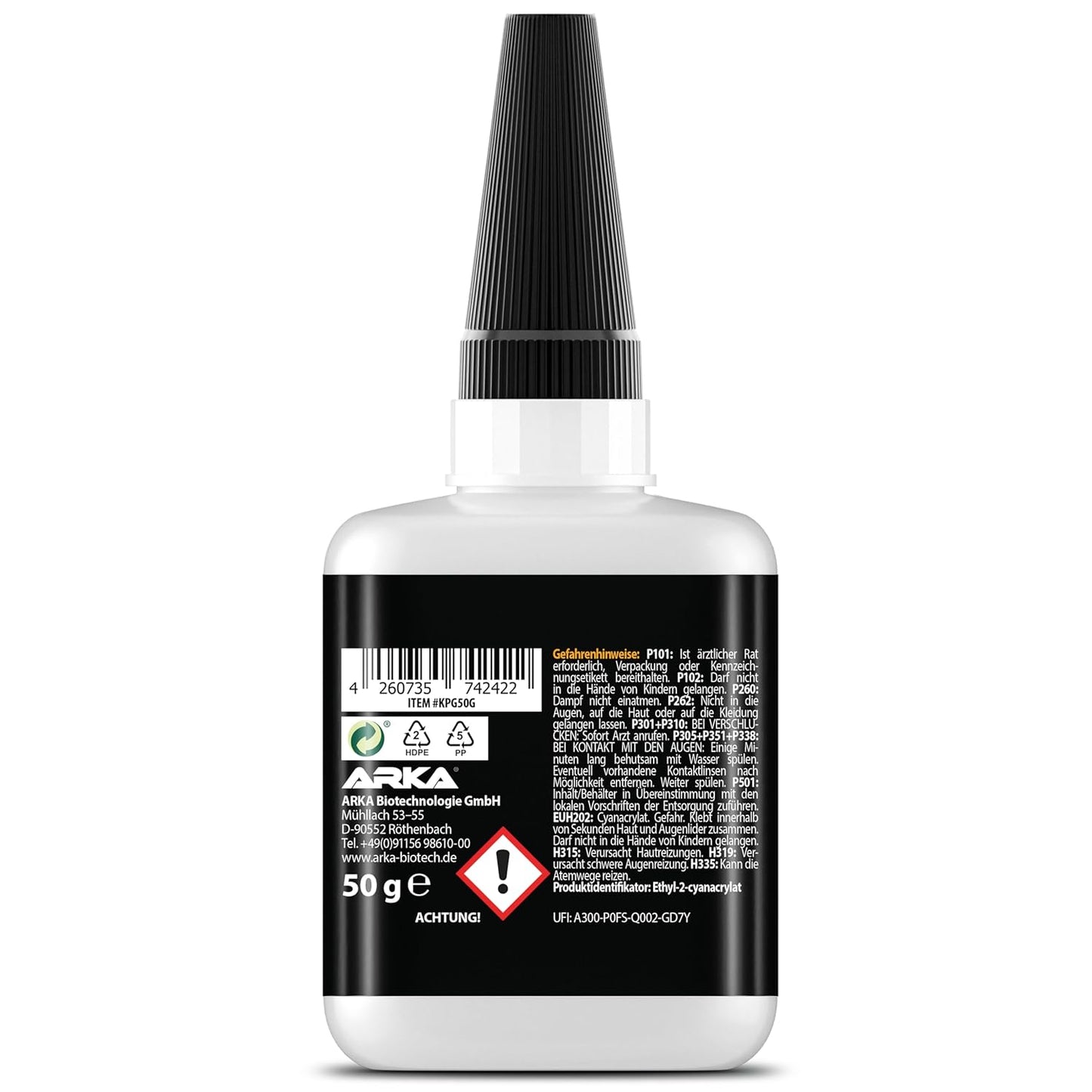Sekundenkleber Extra Stark Gel 50 G – XXL Superkleber Für Holz, Metall, Kunststoff, Glas