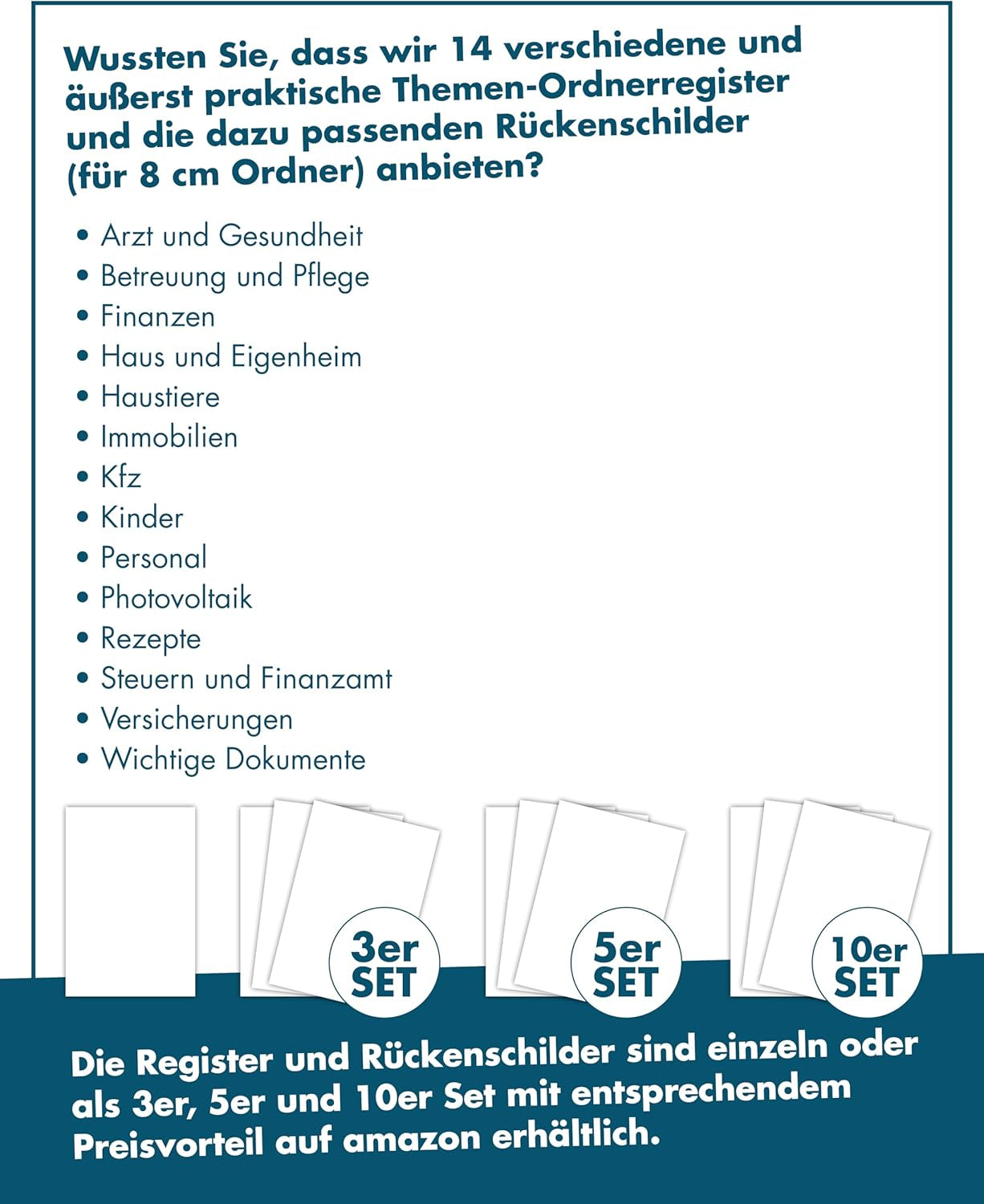 Karton-Register, 12-Teilig, Bunt, DIN A4, Ordnerregister Aus Karton, Register Für Ordner, Strapazierfähige Trennblätter Mit 6-Farbigem Verlauf