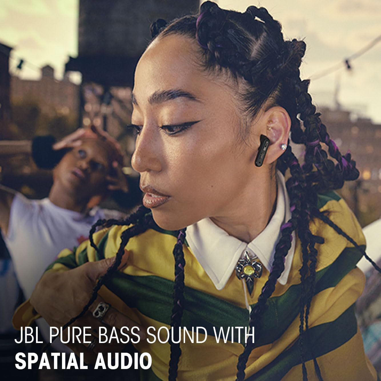 JBL Tune Beam 2, Kabellose Bluetooth-In-Ear-Kopfhörer Mit Noise-Cancelling, 48 H Wiedergabezeit, IP54 Wasser - Und Staubgeschützt, Multipoint-Verbindung, Ergonomisches Design, Schwarz