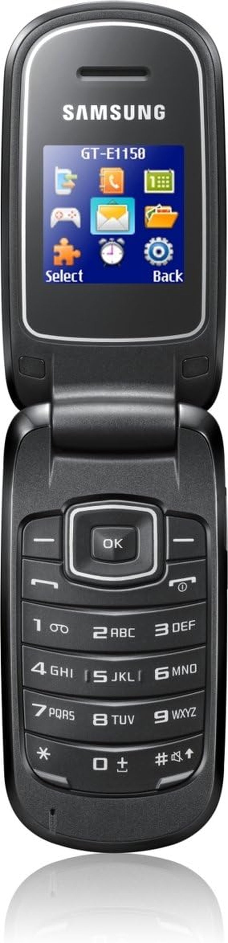 Samsung E1150 Handy (Extralange Akkulaufzeit) Titanium-Silver