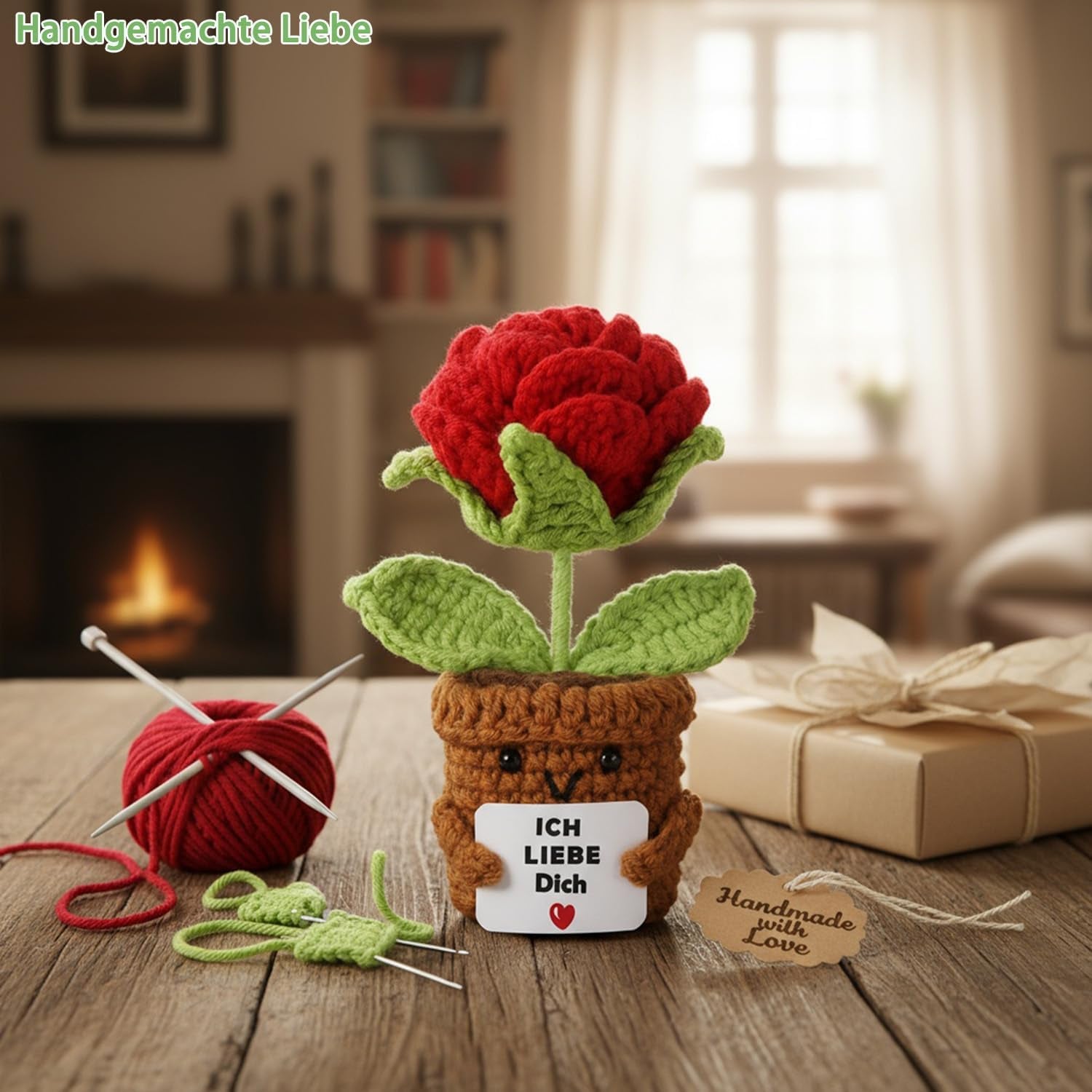 Ich Liebe Dich Geschenke für Frauen Männer, Handgefertigte Rosen Heimat Dekoration, Partner Geschenke, Hochzeitstag, Jahrestag Geschenk für Sie Ihn, Liebes Geschenk für Ihn Sie