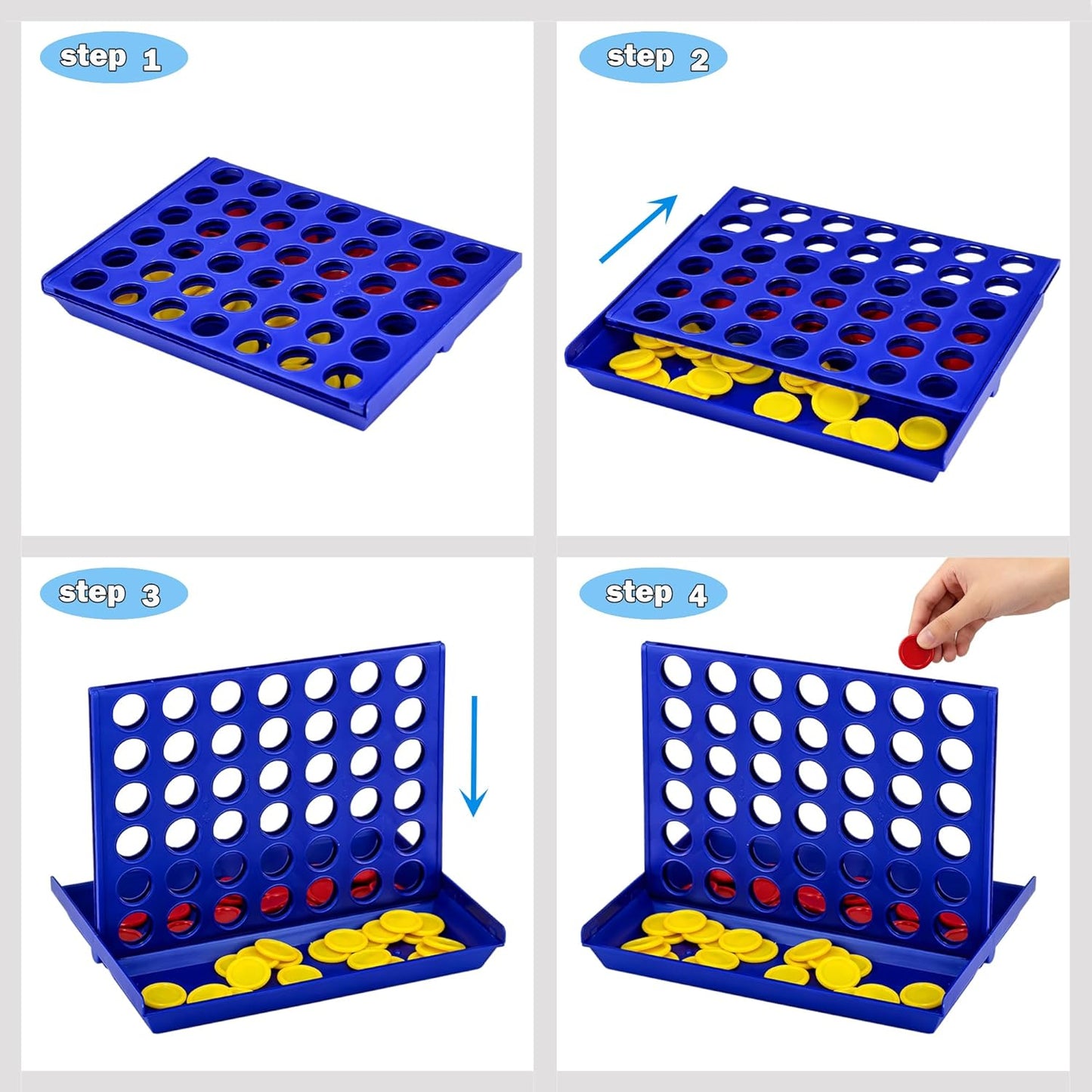 Vingahouse 4 in Einer Reihe Spiel, Strategiespiel Für 2 Spieler