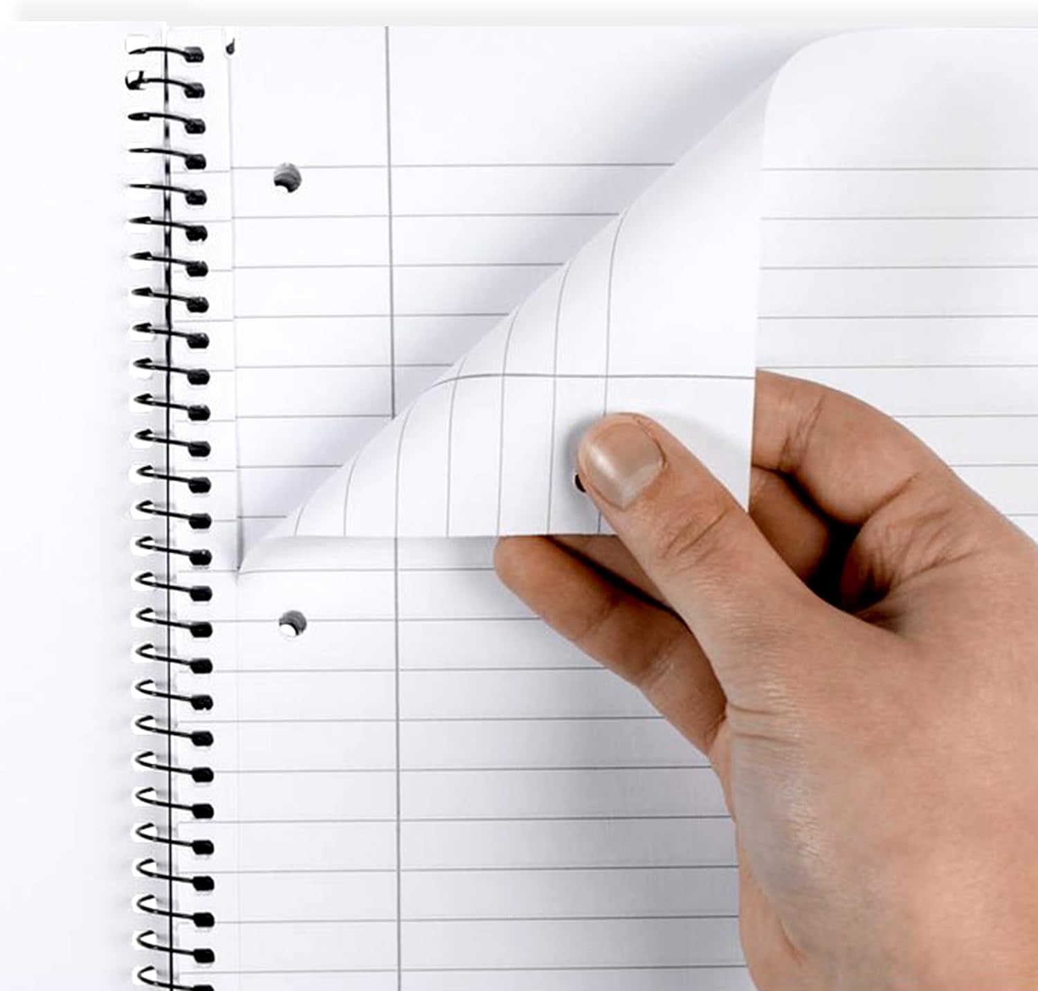 Herlitz Collegeblock X.Book A4, Lineatur 27, 80 Blatt, Rand Innen Und Außen, 5 Stück