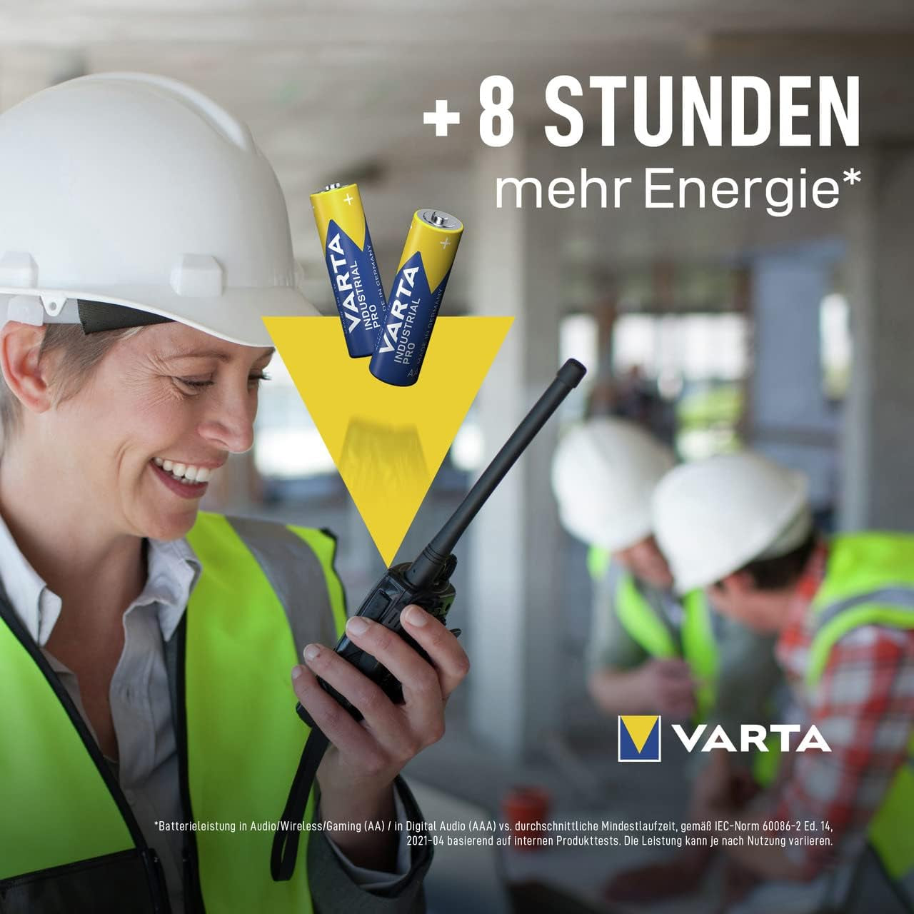 VARTA Batterien AA, Industrial Pro, Alkaline Batterie, 1,5V, Vorratspack in Umweltschonender Verpackung, Made in Germany [Exklusiv Bei Amazon] 40 Stück( 1Er Pack)