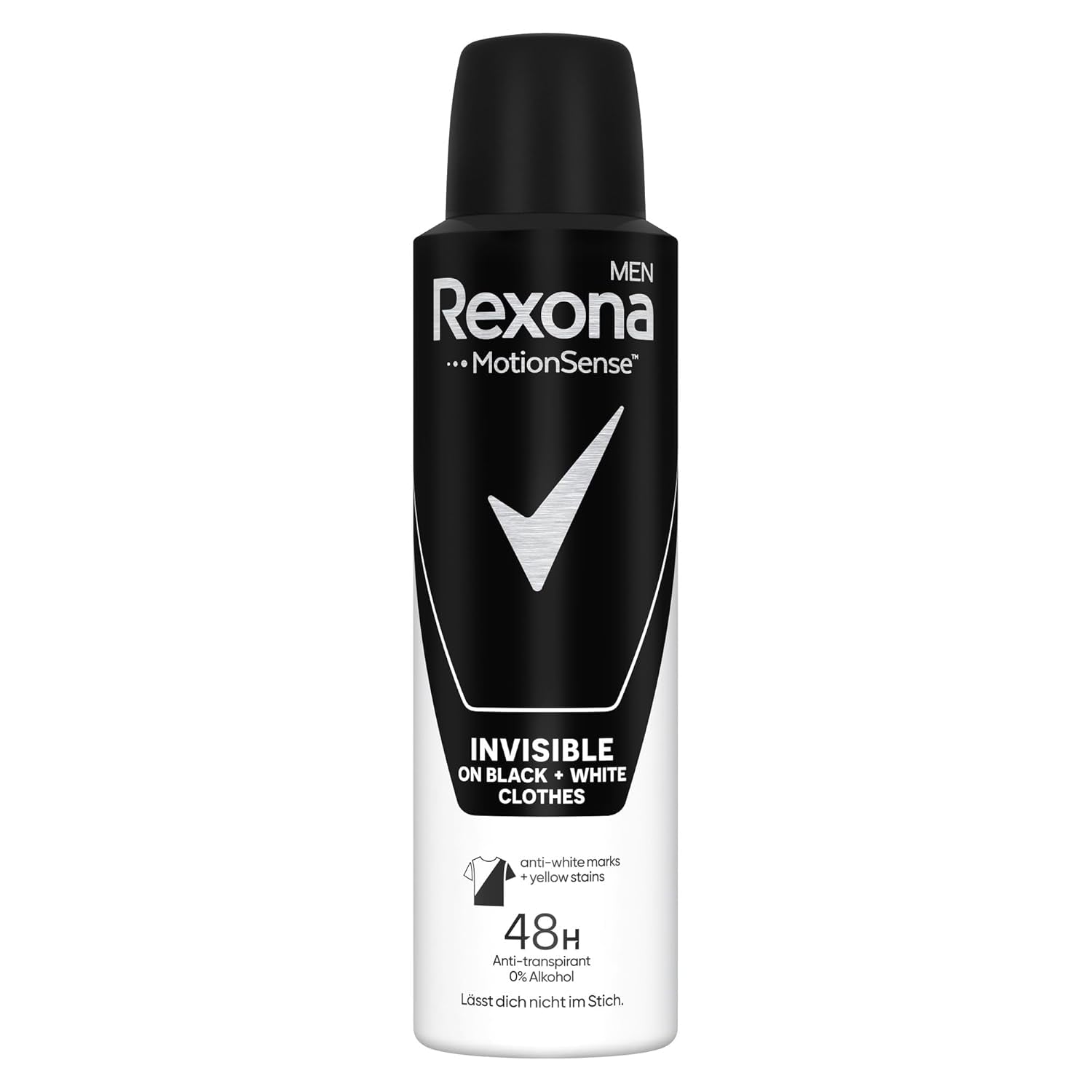 Rexona Men Motionsense Anti-Transpirant Spray Invisible on Black + White Clothes Deo Gegen Starkes Schwitzen Und Körpergeruch Mit 48 Stunden Schutz 6X 150 Ml
